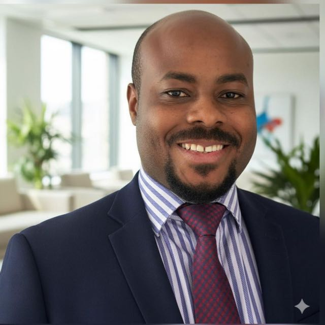 Portrait of Mr Taiwo Adegbite